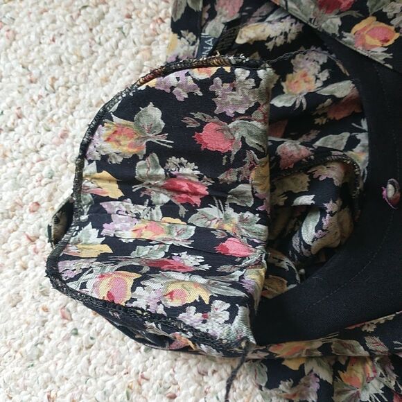 Starina Maxi Dress Womens M Floral Scoop Overlay Boho Cottagecore A Line Fairy - Picture 10 of 12